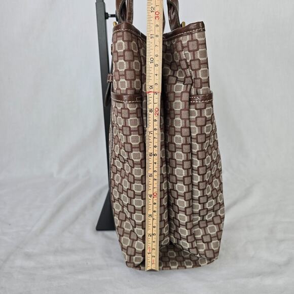 Nine West Tote Brown Tones 15" x 5" x 11" - Picture 8 of 16